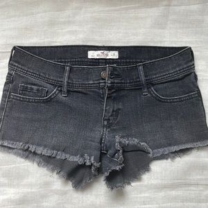 Hollister California Black Denim Shorts
